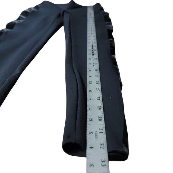 SPANX High Rise Ponte Side Velvet Leggings Womens S Stretchy Polished Athletic - Picture 9 of 10